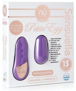 Sensuelle Remote Control Petite Egg -  15 Function Purple