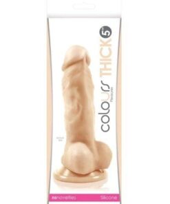 Colours Pleasures Thick 5" Dildo - White