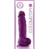 ColourSoft 5" Silicone Soft Dildo - Purple