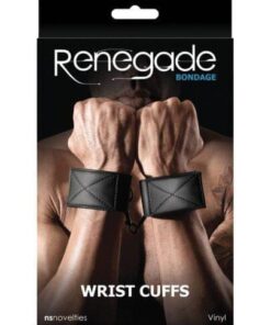 Renegade Bondage Wrist Cuffs - Black