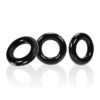 Oxballs Willy Rings - Black Pack of 3