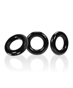 Oxballs Willy Rings - Black Pack of 3