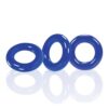 Oxballs Willy Rings - Blue Pack of 3