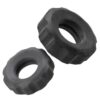 Hunky Junk Cog Ring 2 Size Double Pack - Tar & Stone Pack of 2