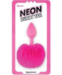 Neon Luv Touch Bunny Tail - Pink