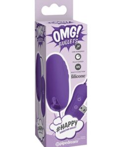 OMG! Bullets (Hash Tag) Happy  - Purple