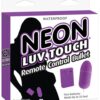 Neon Luv Touch Remote Control Bullet - Purple