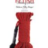 Fetish Fantasy Series Deluxe Silk Rope - Red