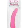 Basix Rubber Works 7" Slim Dong - Pink