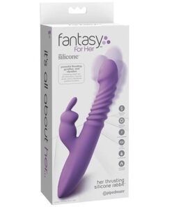 Fantasy for Her Ultimate Thrusting Silicone Rabbit - Purple
