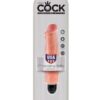 King Cock  7" Vibrating Stiffy - Flesh