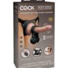 King Cock Elite Ultimate Vibrating Silicone Body Dock Kit w/Remote