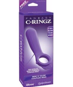 Fantasy C-Ringz Ride N' Glide Couples Ring - Purple