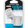 Perfect Fit SilaSkin Cock & Ball Ring - Clear