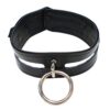 Rouge Leather Fashion Collar - Black