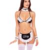 Rene Rofe 6pc At Your Service Maid Black O/S