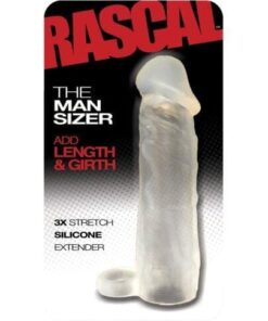 The Man Sizer 3X Stretch Silicone Extender - Clear