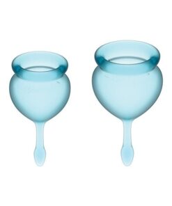 Satisfyer Feel Good Menstrual Cup - Light Blue