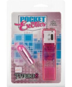 Pocket Exotics Turbo 8 Accelator Single Bullet - Pink