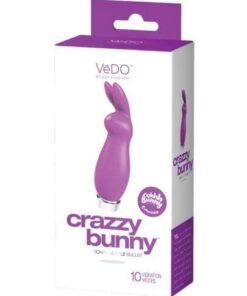 VeDO Crazzy Bunny Rechargeable Bullet - Perfectly Purple
