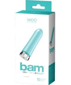 VeDO BAM Rechargeable Bullet - Tease Me Turquoise