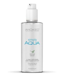 Wicked Sensual Care Simply Aqua Water Based Lubricant - 2.3 oz