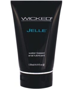 Wicked Sensual Care Jelle Waterbased Anal Lubricant - 4 oz Fragrance Free