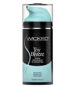 Wicked Sensual Care Toy Breeze Water Based Cooling Lubricant - 3.3 oz
