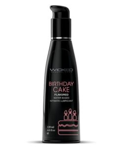 Wicked Sensual Care Water Based Lubricant - 4 oz Birthday Cake