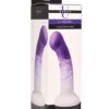 Strap U G Swirl G Spot Silicone Dildo - Purple