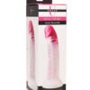 Strap U Real Swirl Realistic Silicone Dildo - Pink